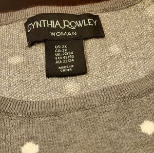 Cynthia Crowley Sweater - Size 2x